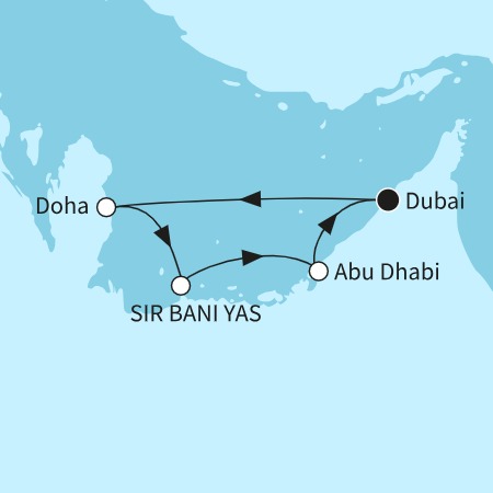 7 Nächte Zauber des Orients ab/bis Dubai