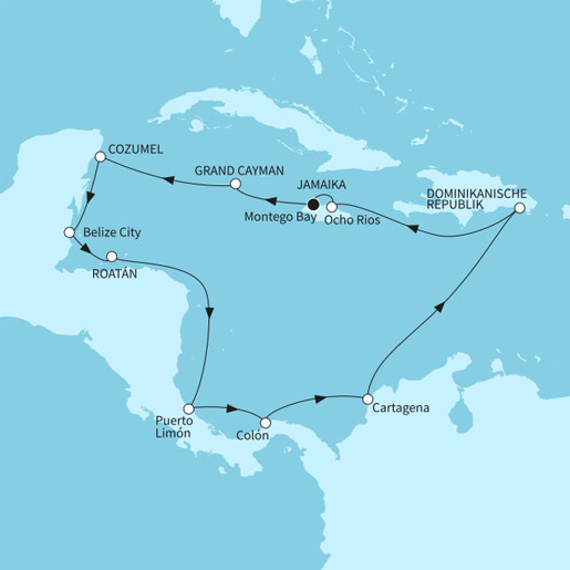 14 Nächte Best of Mittelamerika ab/bis Montego Bay